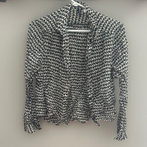 Black and White Rabbit H&M Top